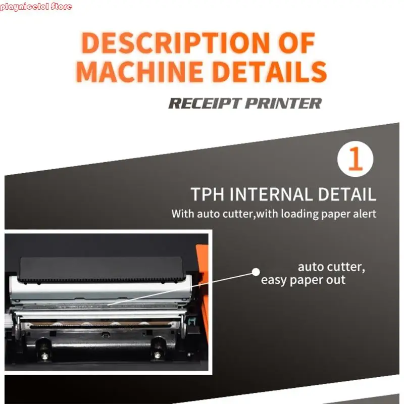 

E8BA Automatic Cutter Thermals Printer шириной 80 мм USB Ethernet Совместимое с бизнесом