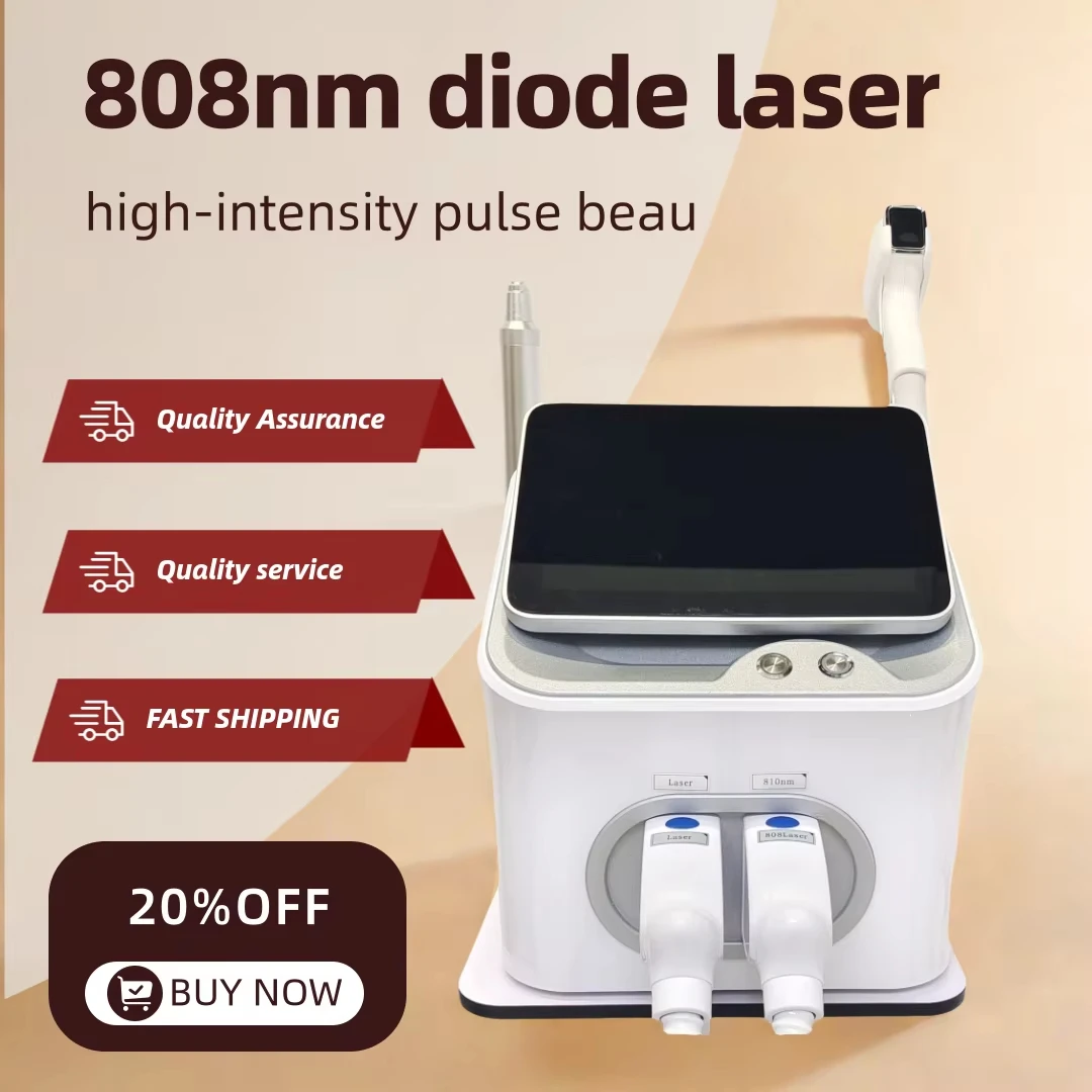 4 golflengten 755nm 808nm 940nm 1064nm 2025 Professionele Diode Laser Ontharing Machine 4000 W Ijskoeling Pijnloos Systeem