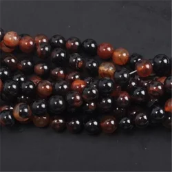 Natural Carnelian Bead Diy for Jewelry Making Натуральный агатовый шарик Diy для браслетов, кулонов и сережек