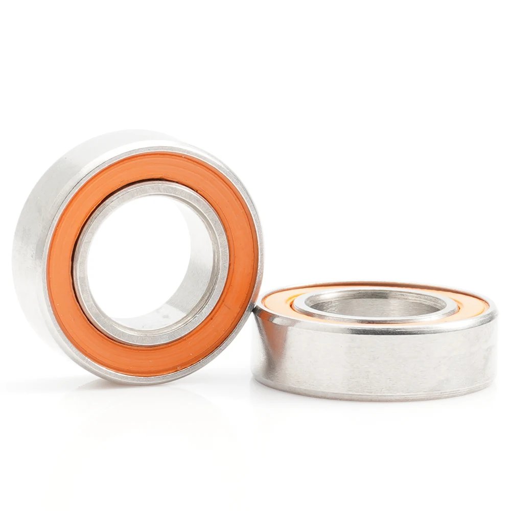 SMR137 2RS Angelrollenlager 7*13*4 mm ABEC-7 (2 Stück) Edelstahl Hybrid Keramik Luftlager SMR137RS SMR137 2OS CB