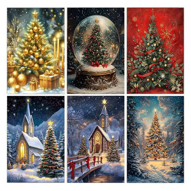 

AB diamond painting, Christmas tree 5D diamond painting, diamond painting kit for adults and beginners, DIY diamond painting