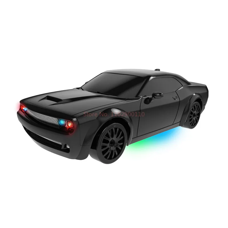 Fqd10 1/20 Challenger coche de Control remoto totalmente proporcional 4wd giroscopio Drift Car Racing modelo de simulación juguete para regalo