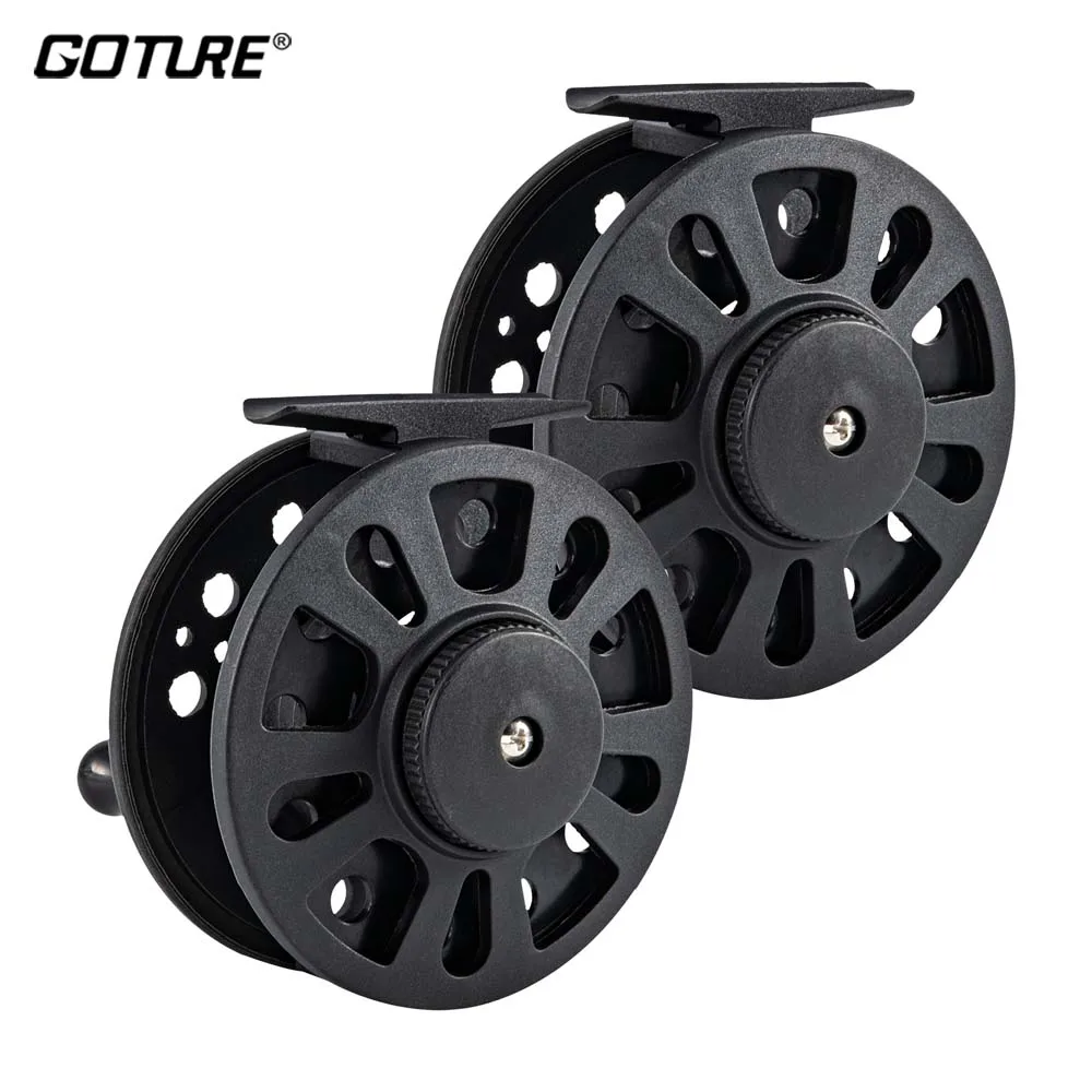 

Goture 5/6 7/8 9/10 Fly Fishing Reel Precise Machining Beautiful Appearance Plastic Fly Reel Integrated Molding for Rivers Lakes