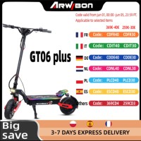 Arwibon GT06 Plus Electric Scooter 1200*2W Dual Drive Motor 52V23.4AH Battery 11 inch Off-road Tires 55-65km/h Max Speed 150kg L