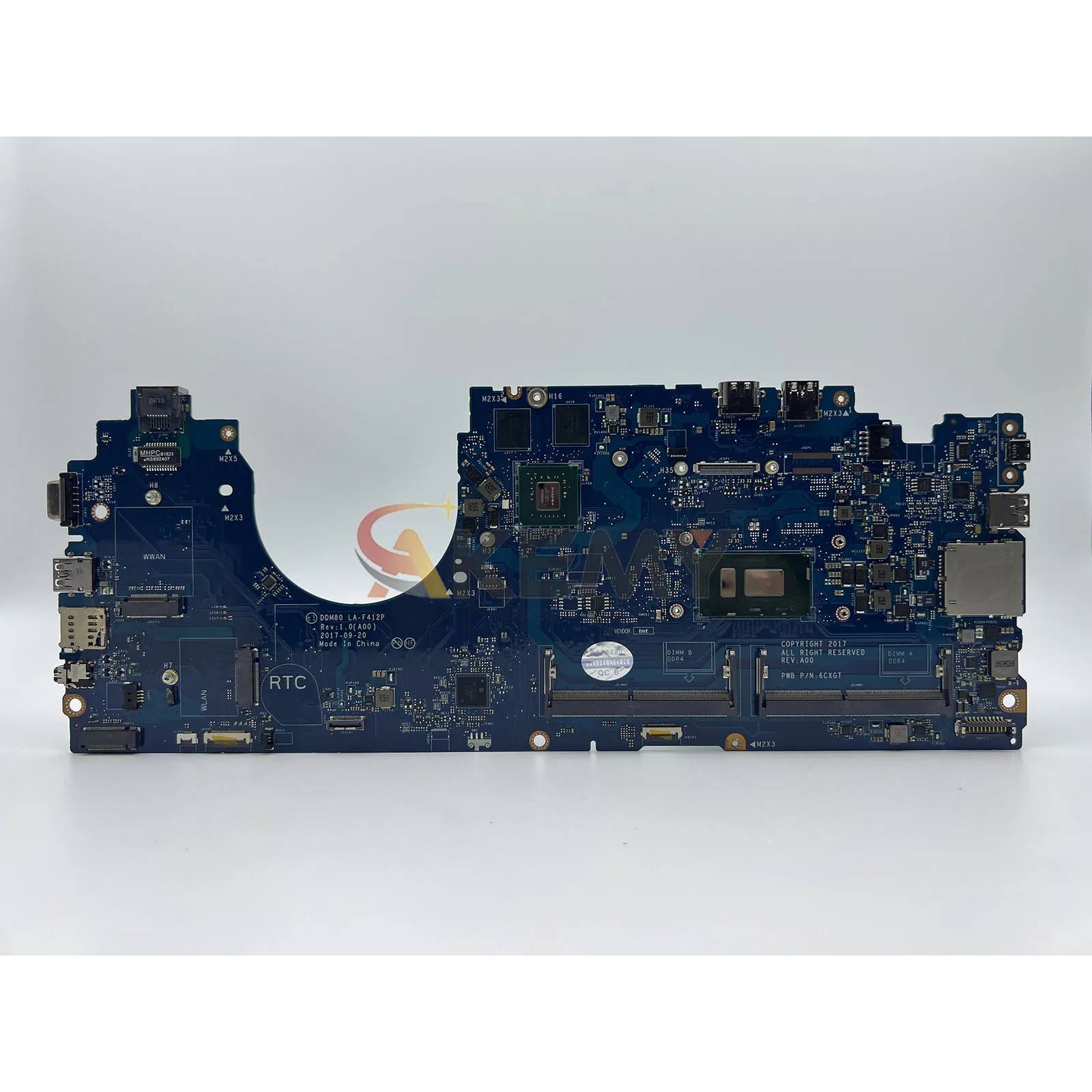 LA-F412P メインボード Dell Latitude 5590 用 I5 I7 8th CPU MX130 DDR4 CN-0P50J0 0630XH ノートパソコンのマザーボード 100% 完全にテスト済み