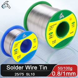 50g-500g Solder Tin Wire Eco-friendly Low Melting Point No Clean Needed SN99.3CU0.7 Leady Free/Leady Soldering Tin Wire