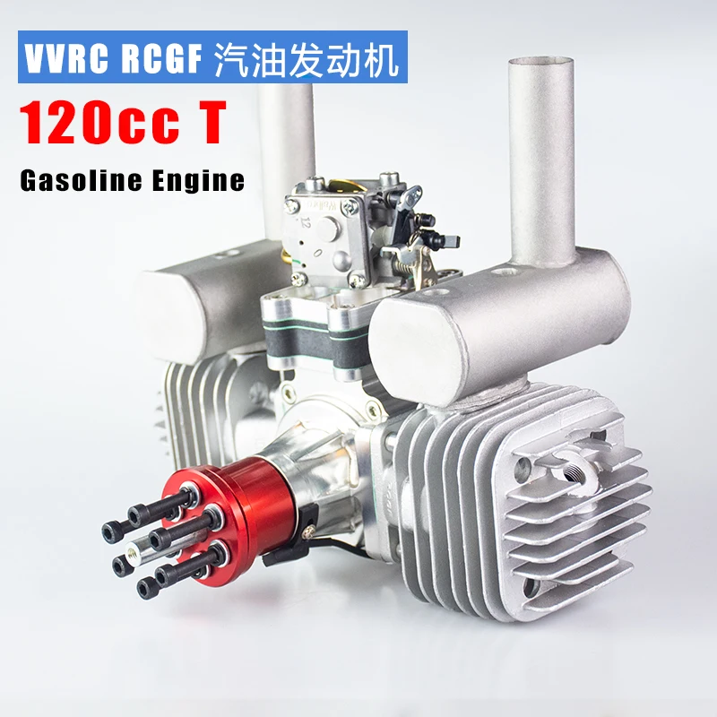 

RCGF 120cc T Twin Gas Engine, Walbro Carburetor for Ultimate Giant Scale RC