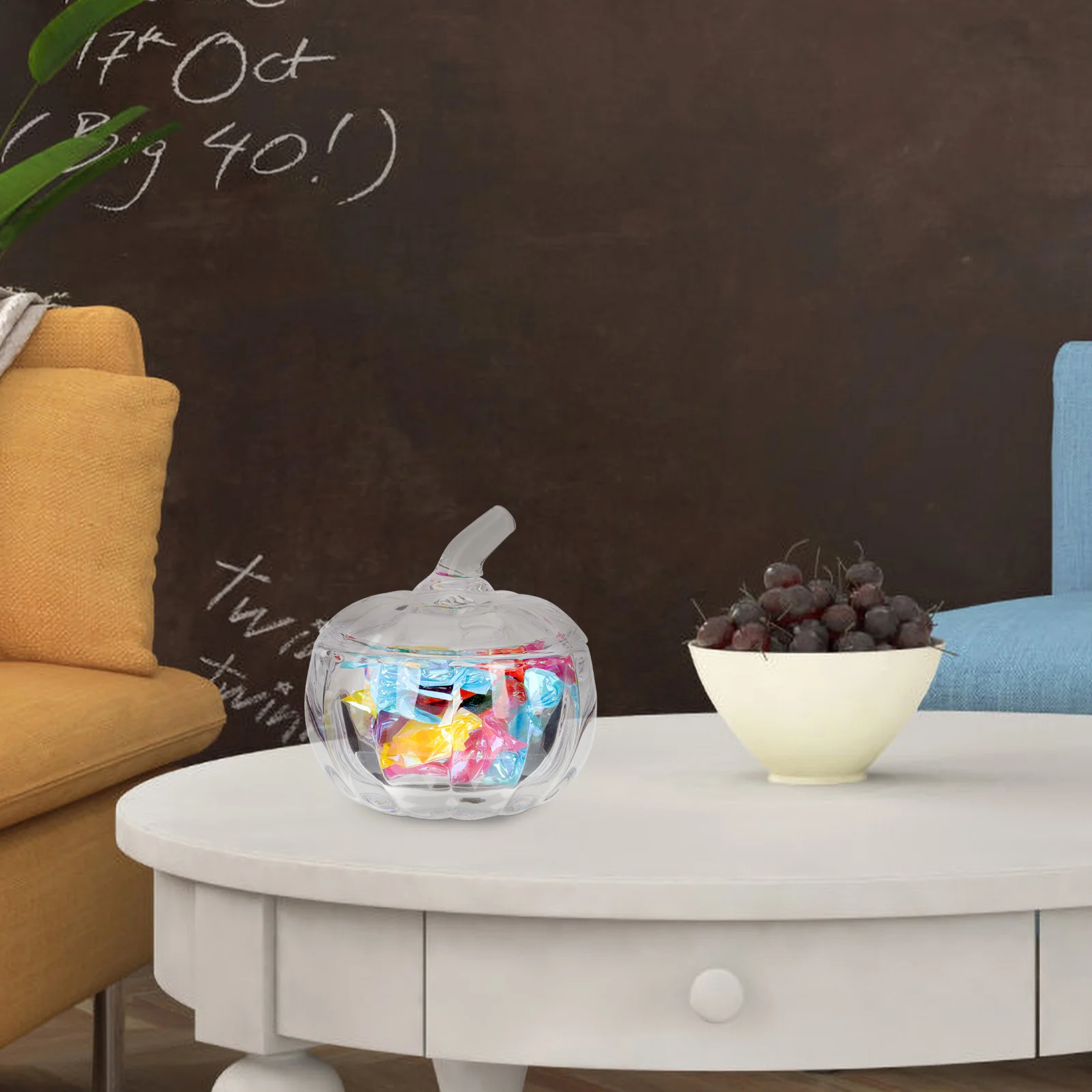 

Dried Fruit Canister Transparent Snack Jar Sugar Canisters Candy Glass with Lid Container Holder