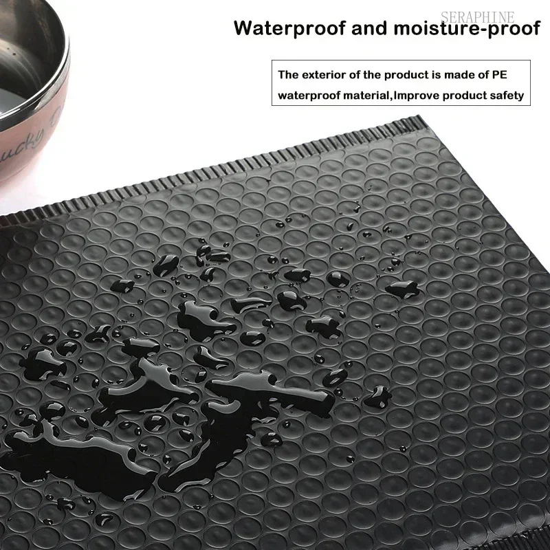 20PCS /Lot Black White Foam Envelope Bags Self Seal Bubble Mailers Padded Gift Envelopes Bubble Mailing Bag Shipping Package Bag