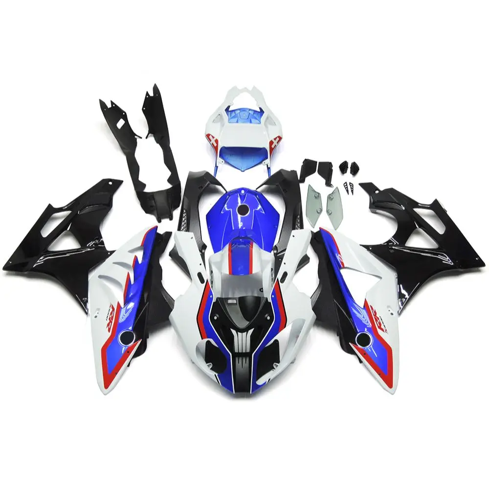 

New ABS Whole Fairings Kit Fit For S1000RR 2009 2010 2011 2012 2013 2014 09 10 11 12 13 14 Bodywork Set Blue white black