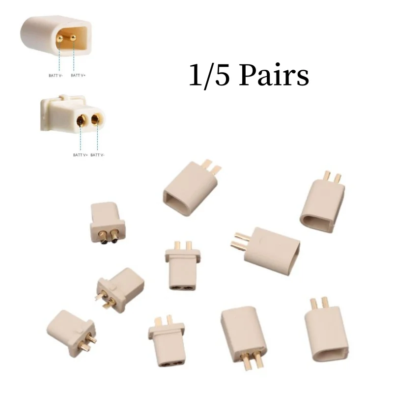 1/5 Pairs BETAFPV BT2.0 Connectors Female And Male Hollow Cup Plug For Charging Battery