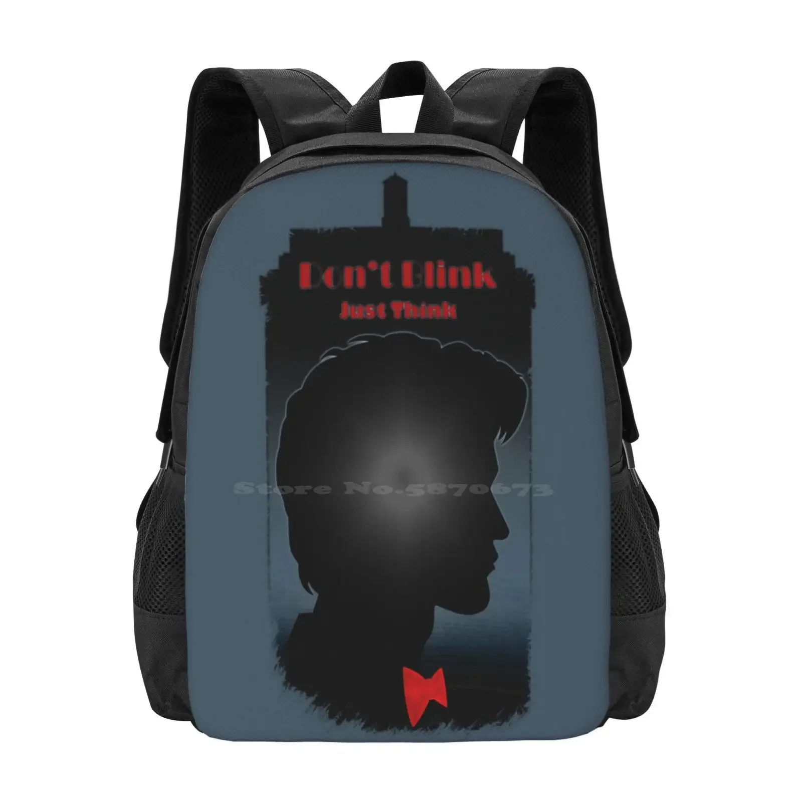 

Syymas - Don'T Blink Just Think - Black Art Hot Sale Schoolbag Backpack Fashion Bags Syymas Dont Blink Just Think Black Movie