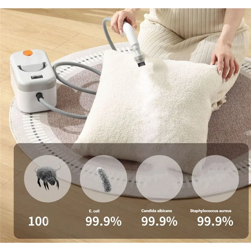 B25B High Temperature Steamer 1200W Steam Shot Cleaner Handheld Steam Cleaner For Home Windows, Kitchen, Bathroom EU Plug