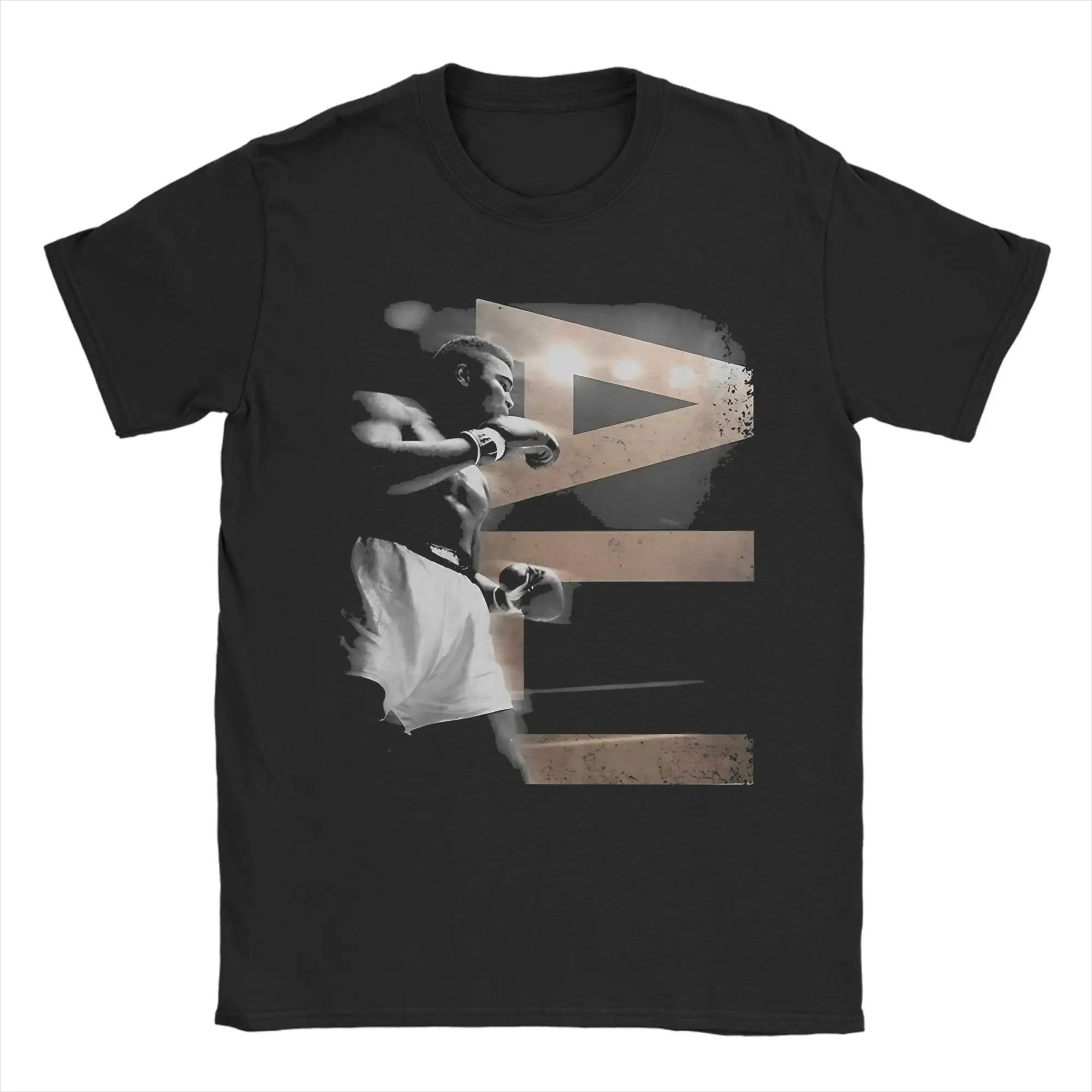 Muhammad-Ali Cotton T-Shirt For Man Summer  Aesthetic T Shirts O Neck Leisure Tee Shirt Oversized Dropshipping Tops