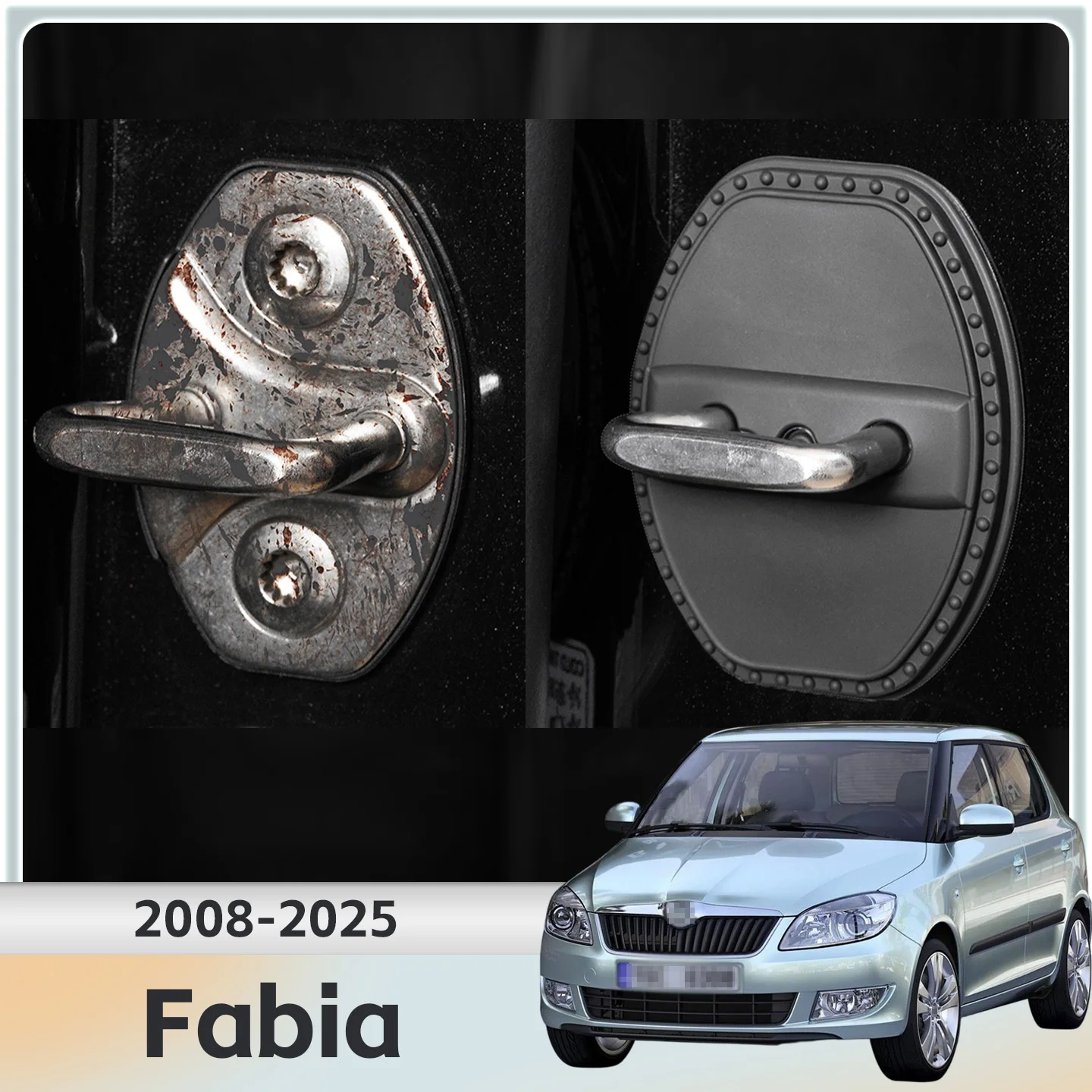 2/4Pcs Silicone Car…