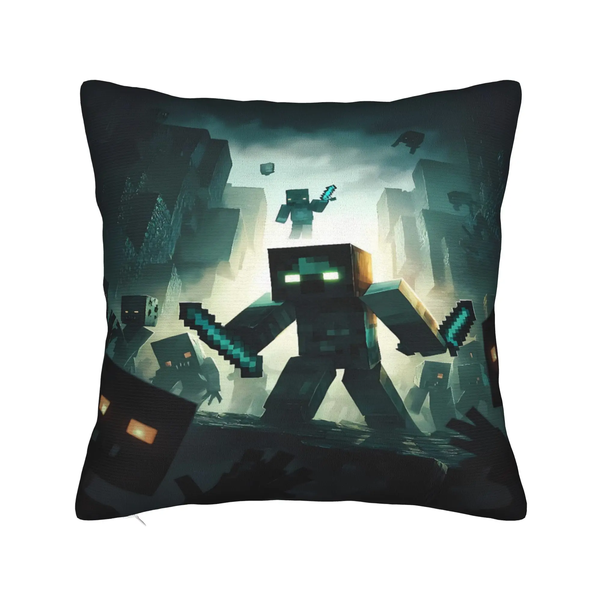Pillow Cover Game M-Minecrafts  Morden Pillow Case For Living Room Chair Pillowcases