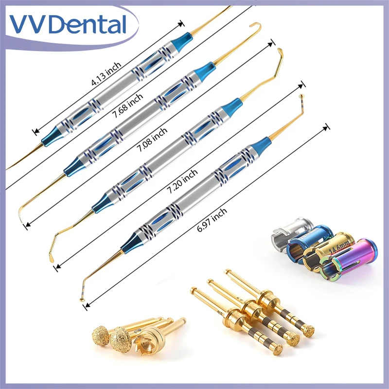 

Dental Tools Kit Dental Sinus Lifting Elevation Kit Implant Drills Periosteal Separator Plant External Lifting Drill Surgical