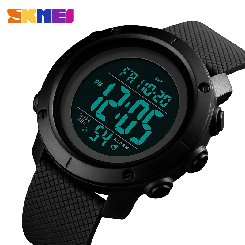 

SKMEI Large Dial Sports Watches Men Fashion Multi-Function 50M Waterproof Luminous Wristwatch Original Luxury LED Digit Clock