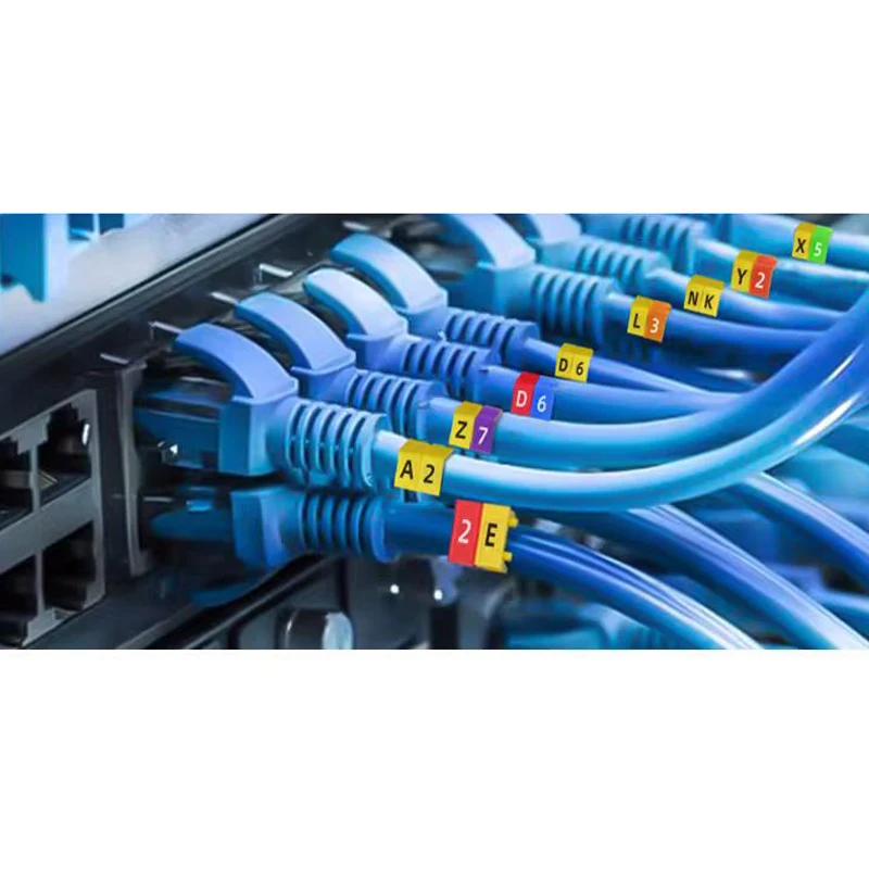 المفاجئة نوع A-Z 26 الحروف الإنجليزية سلك رقم أنبوب علامة أنبوب تحديد أنبوب ، M-0 M-1 M-2 M-3 حجم لعلامات كابل 1.5-6mm2 #3