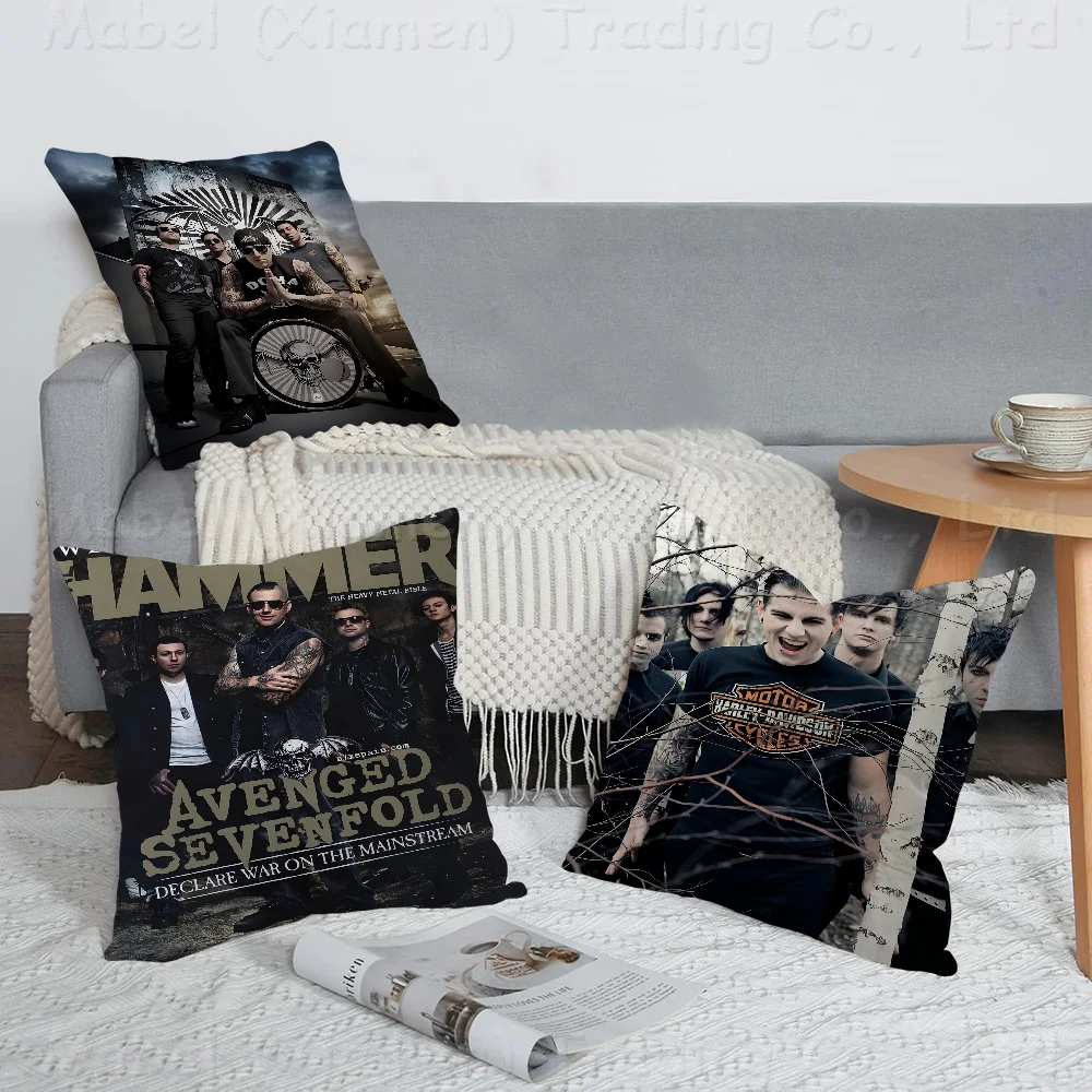 Avenged Sevenfold Pillow Cover For Bedroom Room And Living Room Sofa Decorative Cushion Cover