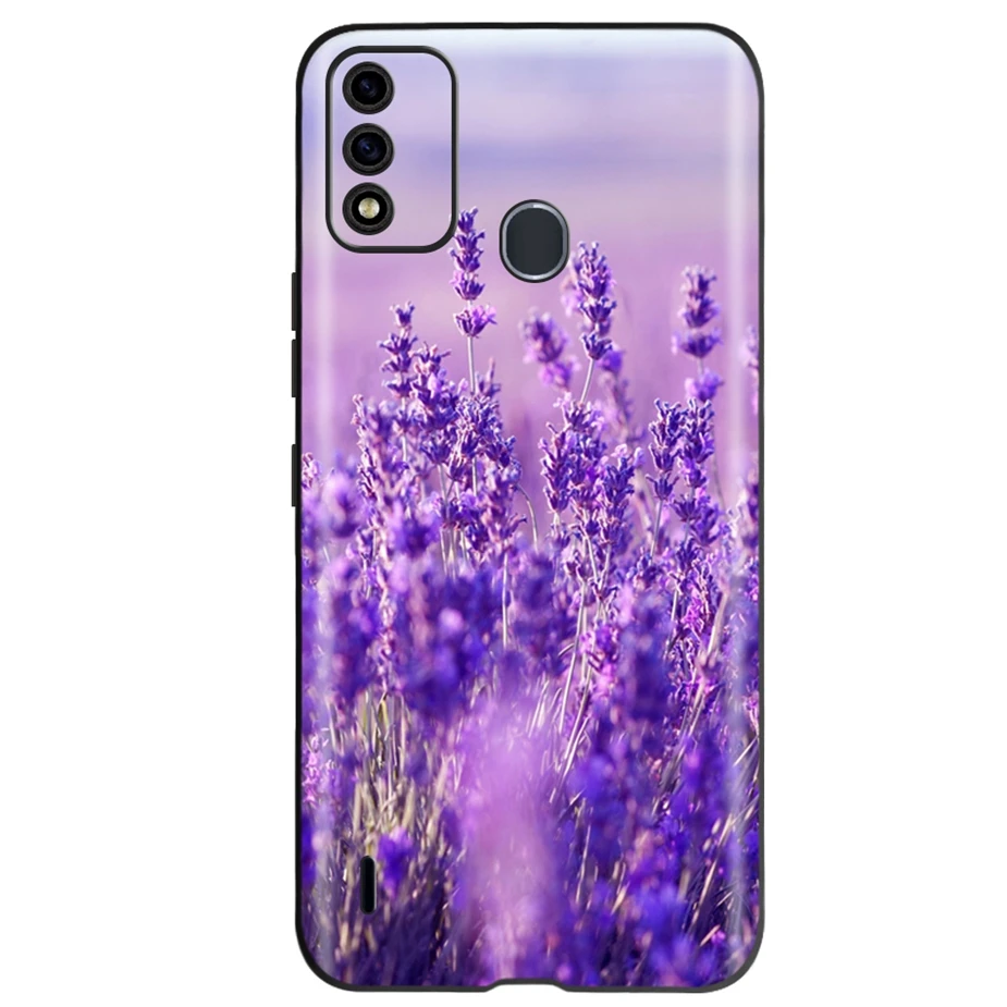 For ITEL A48 Case Stylish Painted Fundas Soft Silicone Matte Cover Phone Case For Itel A48 ItelA48 Back Cover 6.1'' Coque Bumper