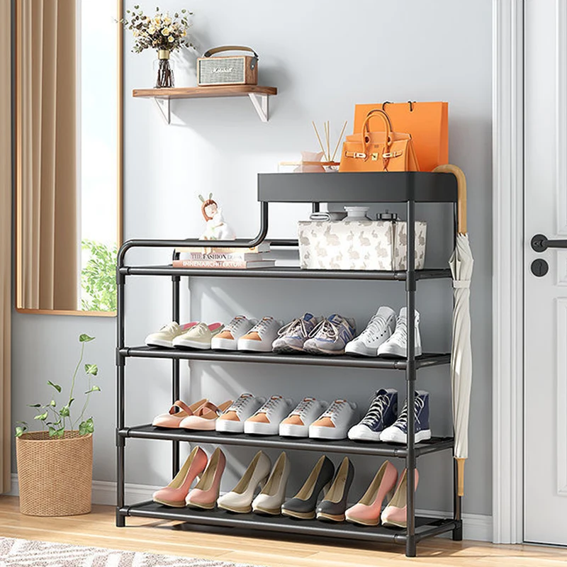 Modern Simple Dustproof Shoe Rack Multi-Layer Space Saving Shoe Shelf Home Dormitory Shoe Cabinet Organizer Storage Rack