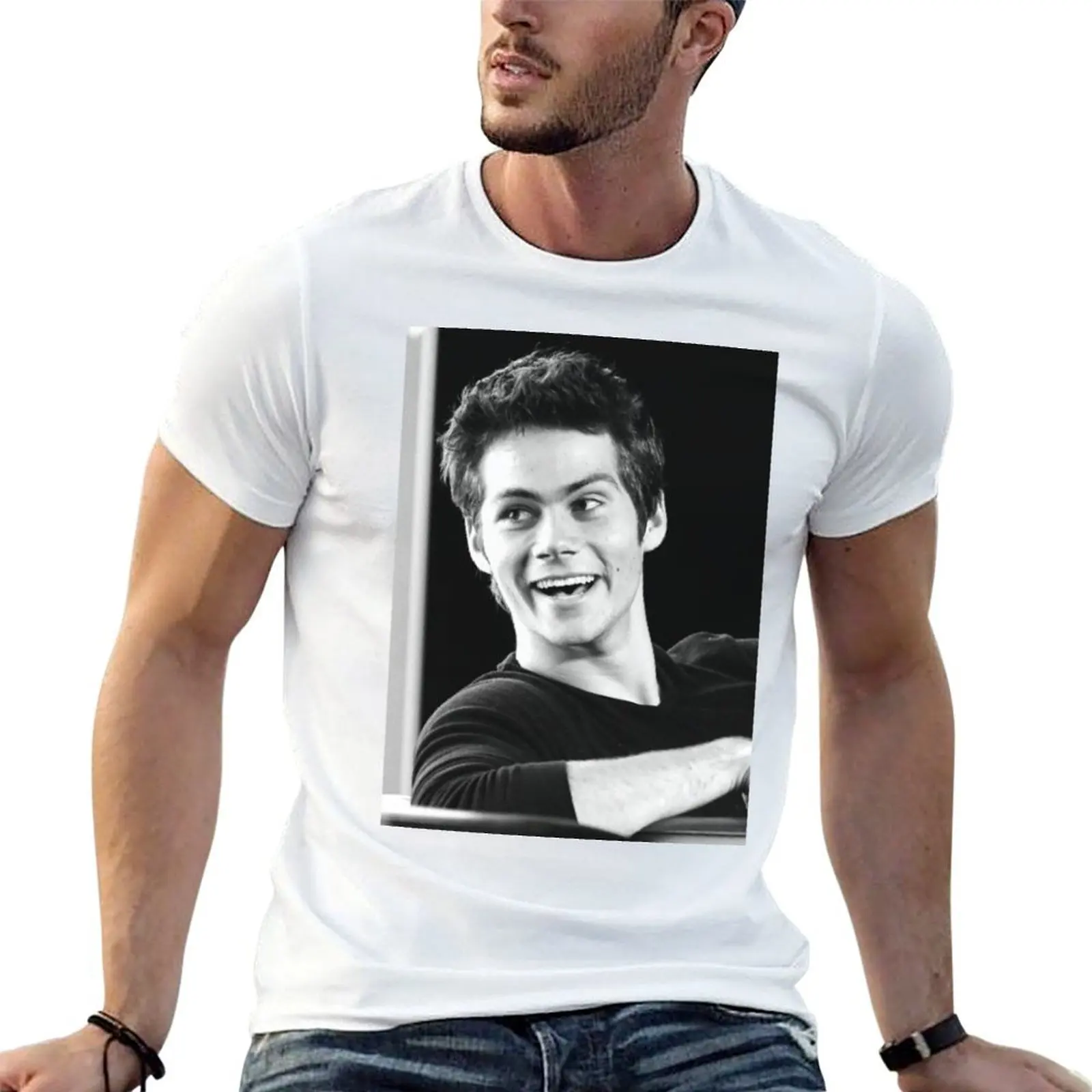 

cotton t 100 anime man T-Shirt t oversize shirt shirts heavy cotton shirt percent man obrien for t dylan