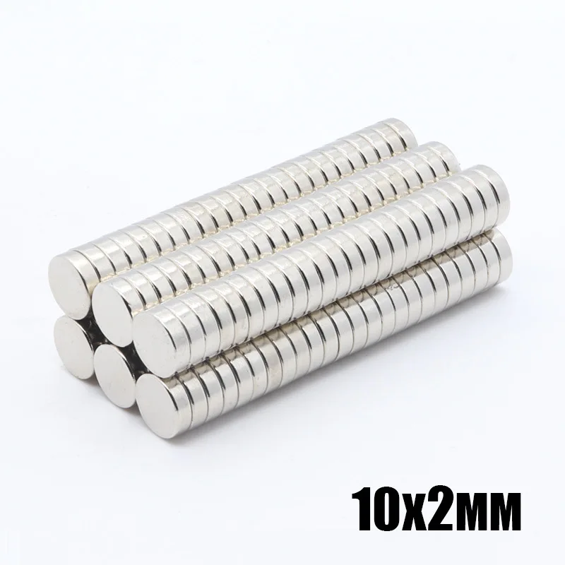 20-200pcs Small Round Magnetic Magnet Disc 10*2 m10x2 mm Magnet N35 Super Strong Neodymium Magnet Rare Earth Magnet For Crafts