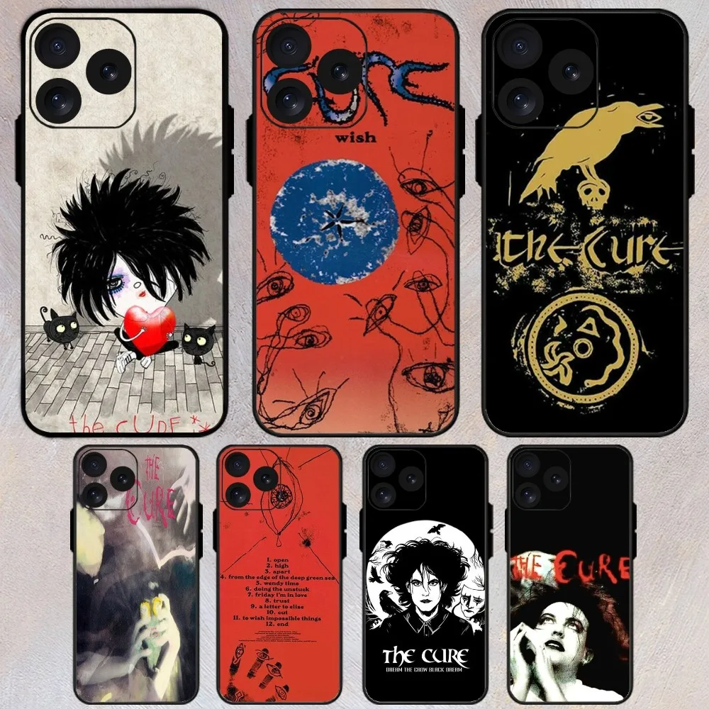 La custodia per telefono Cure Robert Smith per iPhone 8 11 12 13 Pro 14 15 Mini X XR XS max Plus Shell