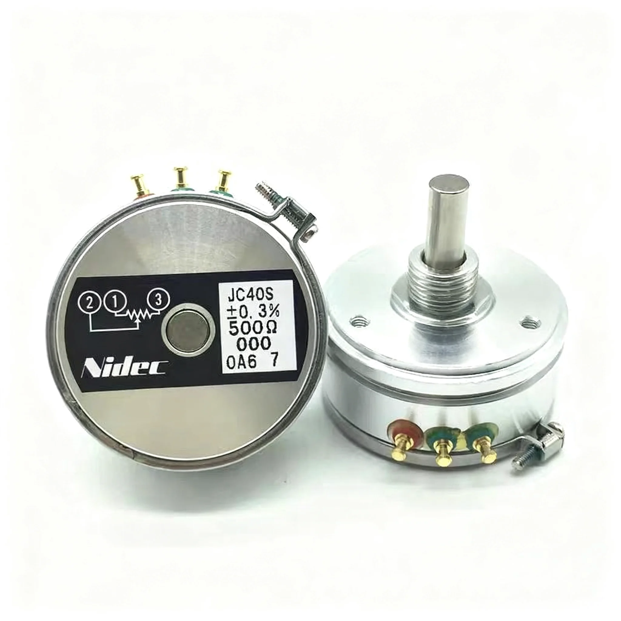 Nidec Potentiometer Circuit Protection Model JC40S +/- 0.3% 500 Ohm Other Mounting Type