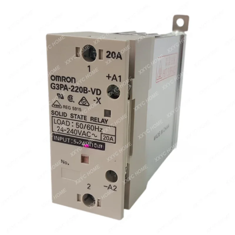 Authentic Original Omron G3PA-220B-VD-X Guide rail type Solid State Relay 20A 5-24VDC