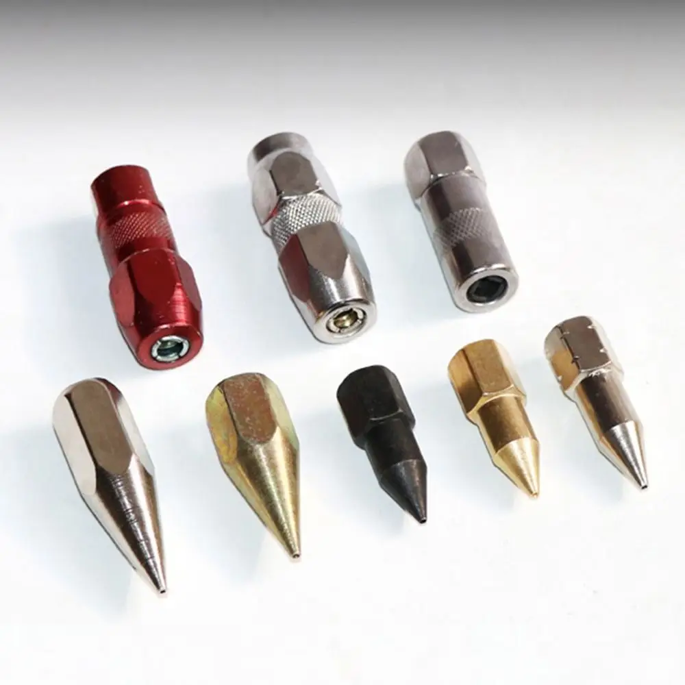 Universal Explosion-proof Accessories Lengthened Grease Flat Nozzle Butter Nozzle Sharp Flat Mouth Tip