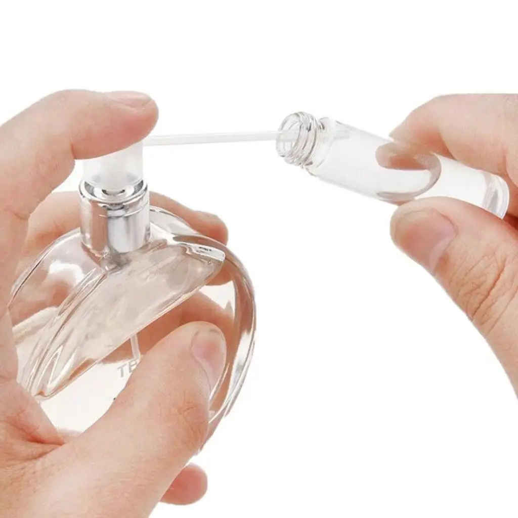 Perfume a bomba do distribuidor do reenchimento, ferramentas de transferência, garrafa do pulverizador, 10x