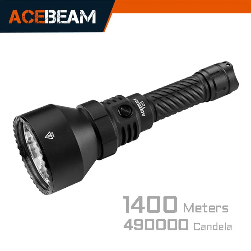 

Фонарь ACEBEAM T29, мощный, с дальним лучом, 2900 люмен, 1400 метров, с зарядкой через USB-C, для профессиональной охоты