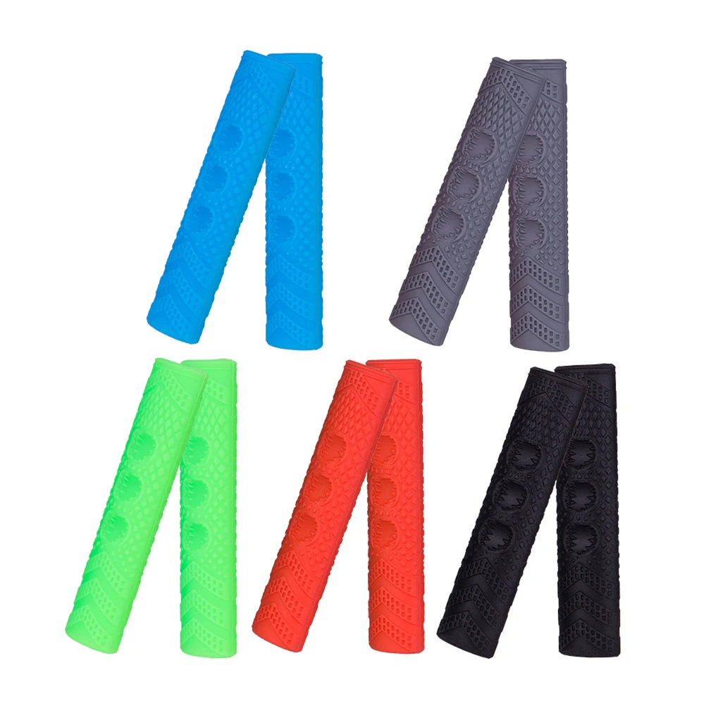 

4Pcs Bike Brakes Silicone Sleeve Ergonomic Shock Absorbing Brake Handle Cover Slip-on Anti-Slip Protection Cover for Mountain