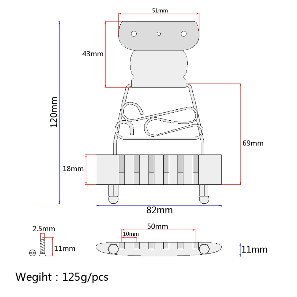 

Metal Tailpiece for Guitar Durable Replacement Acoustic Chinese Style Guitar Components Accessories