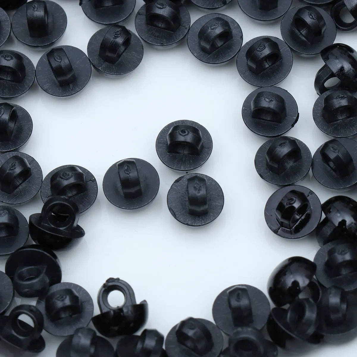 

100 Pcs Animal Nose Buttons Round Accessories Making Supplies Sewing Beads Eyes Shirt