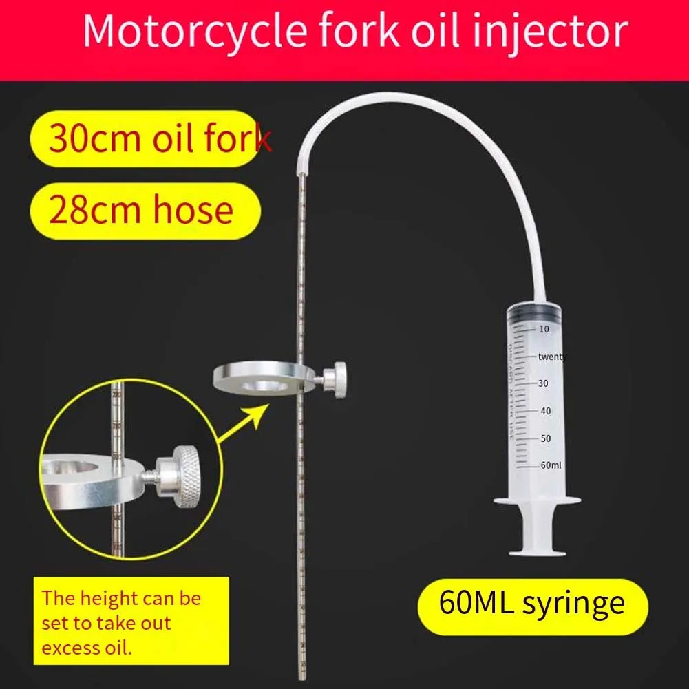 دراجة نارية صيانة دراجة نارية شوكة أداة قابل للتعديل قياس مستوى الزيت أداة المحرك 0.5 سنتيمتر زيادة بمناسبة #5