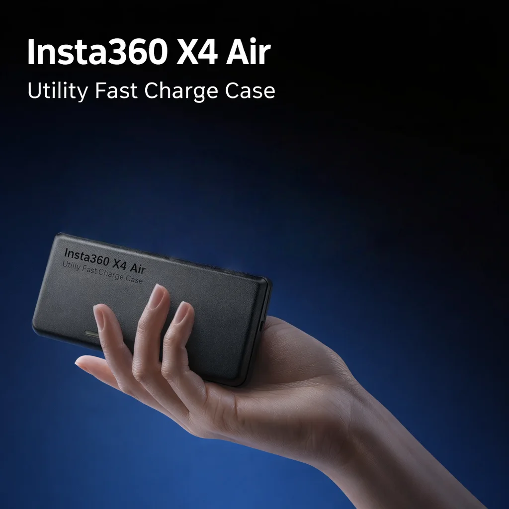 

Чехол для быстрой зарядки Insta360 X4 Air Utility, быстрая зарядка PD, двойное зарядное устройство для аккумуляторов, 80% заряда за 32 минуты, аварийный внешний аккумулятор