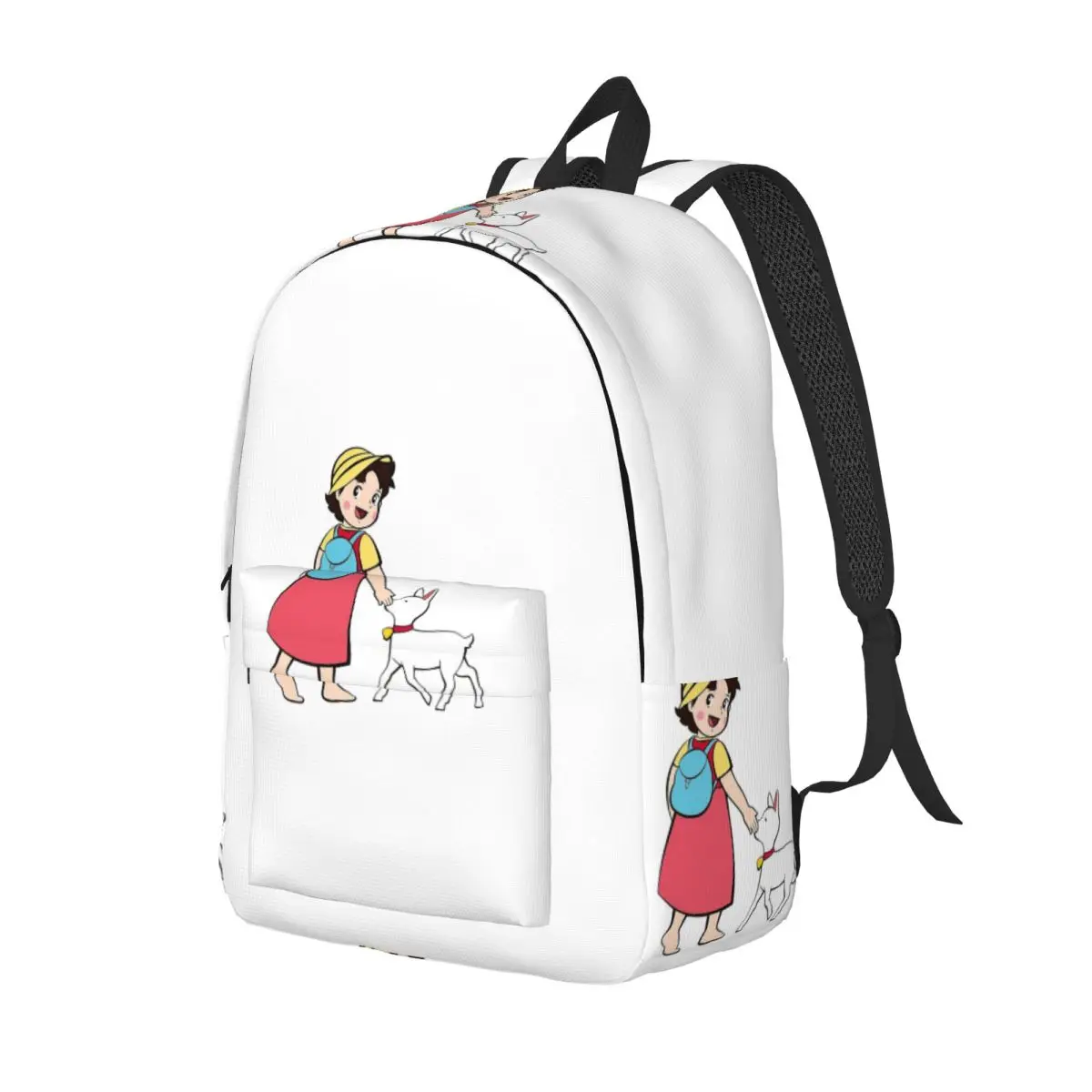 

Heidi And Litle Goat Backpack Daypack Large Capacity Kids BookBag School Bag Shoulder Bags for Boys Girls