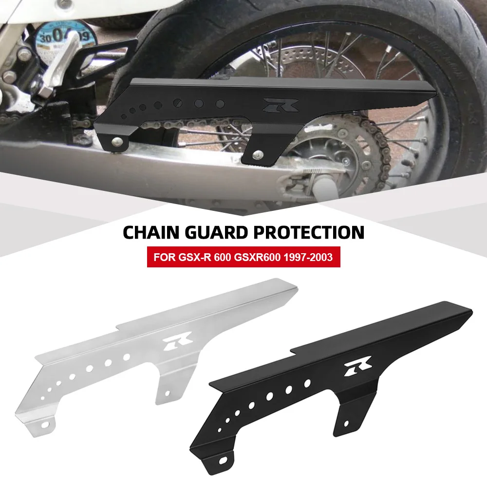

For Suzuki GSX-R 600 GSXR600 1997-1998-1999-2000-2001-2002-2003 k1 K2 K3 Motorcycle Rear Chain Cover Sprocket Chain Belt Guard