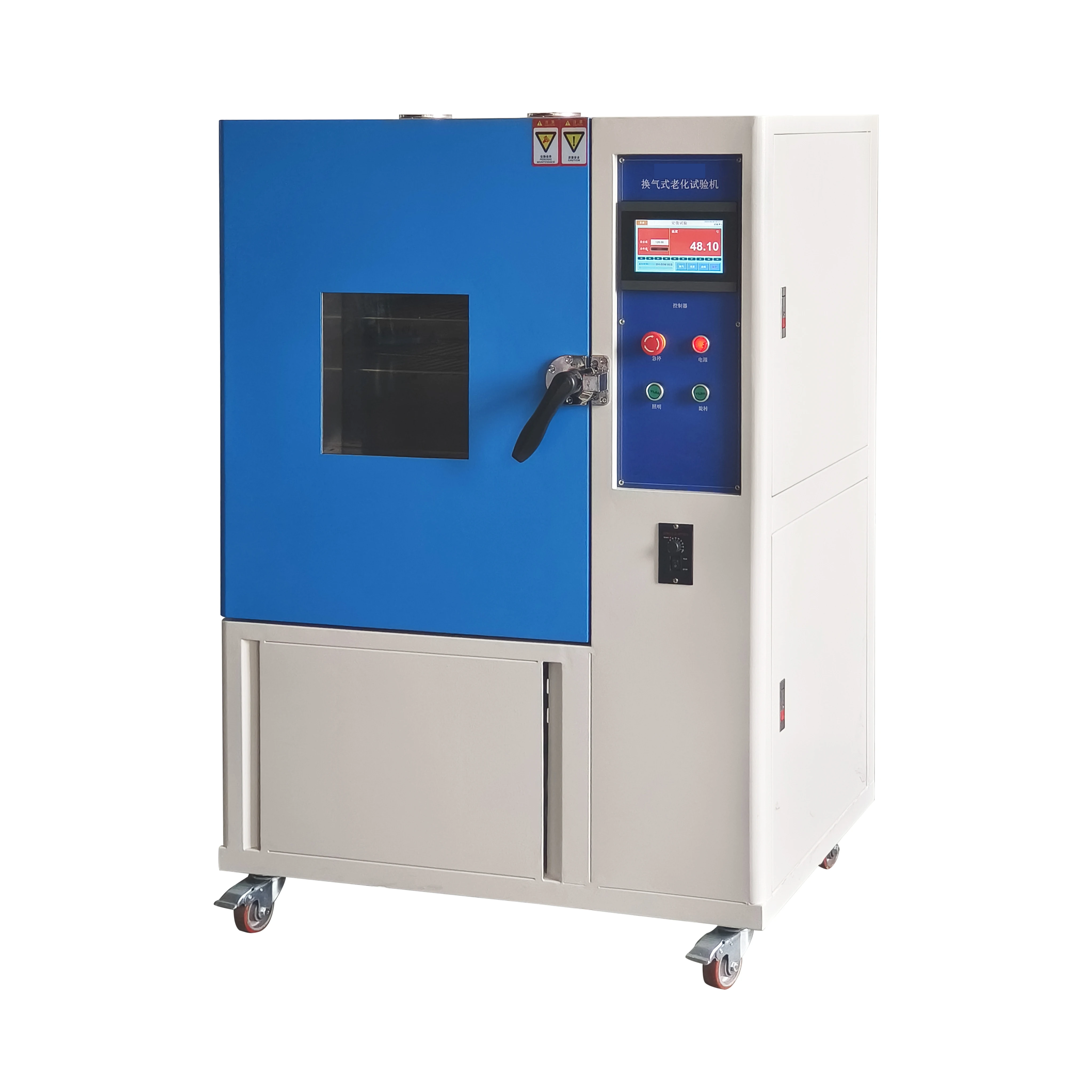 Air Ventilation Aging Test Chamber ASTM D2436 UL1581 Rubber Wire Cable Accelerated Heat Aging Tester