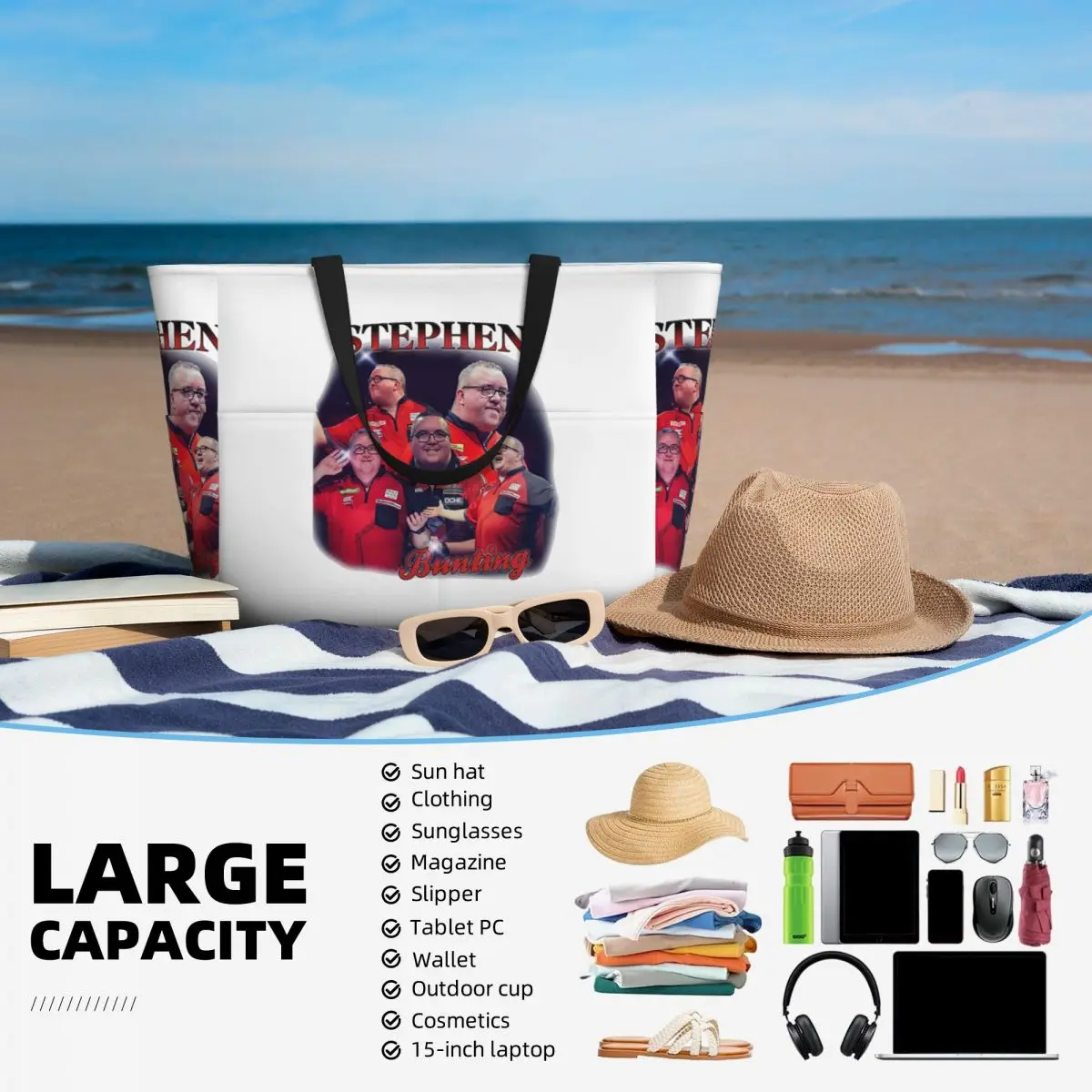 Пляжная большая сумка Stephen Bunting Bootleg, спортивная сумка для занятий йогой, большая большая сумка, женская дорожная сумка, сумка для фитнеса