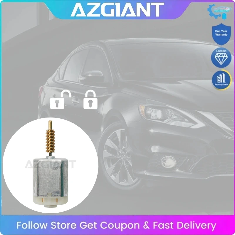 AZGIANT for 2006-2011 Nissan Sylphy Mk2 Car Central Door Lock Actuator Repair Kit Motor DC 12V Replace DIY 805013ZL0A