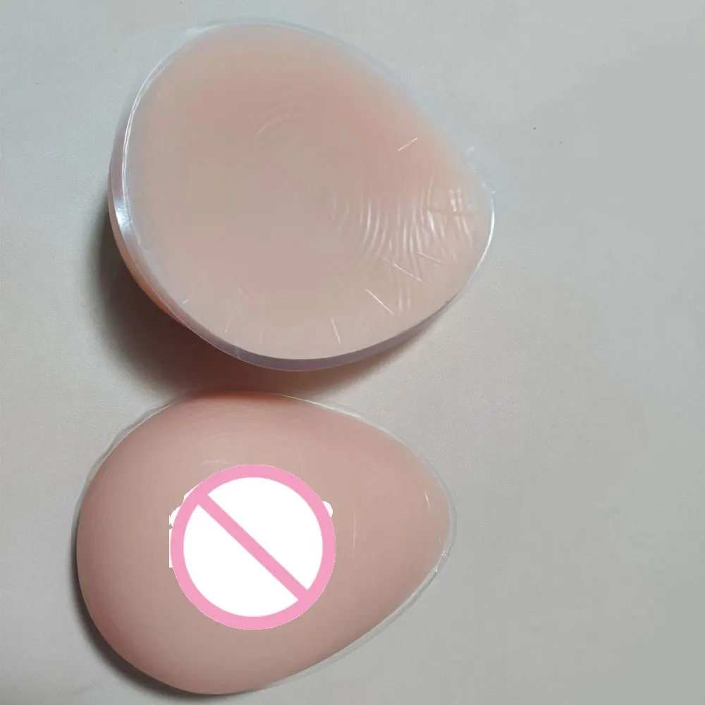 Self-adhesive Silicone Breast Prosthesis Transvestite CD Fake Breast Post-operative Breast Simulated Fake Chest Drop-shaped