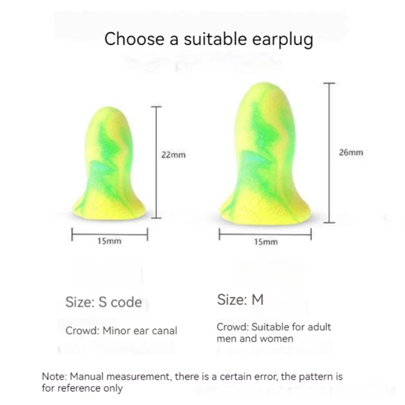 Ушные вкладыши из мягкой пены, беруши для сна, храпа, учебы, громких мероприятий, путешествий и концертов