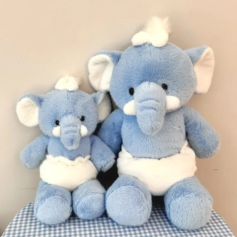 

Cute Elephant Baby Plush Dolls Soft Stuffed Animals Toys Fluffy Pillow Decor Great Birthday Present for Adults and Kids