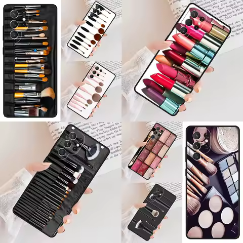 Makeup eyebrow pencil Printed Phone Case For Samsung Galaxy S24 S23 S22 S21 Ultra S10 Note 10 Pro S20 Plus FE S9 S8 Cover