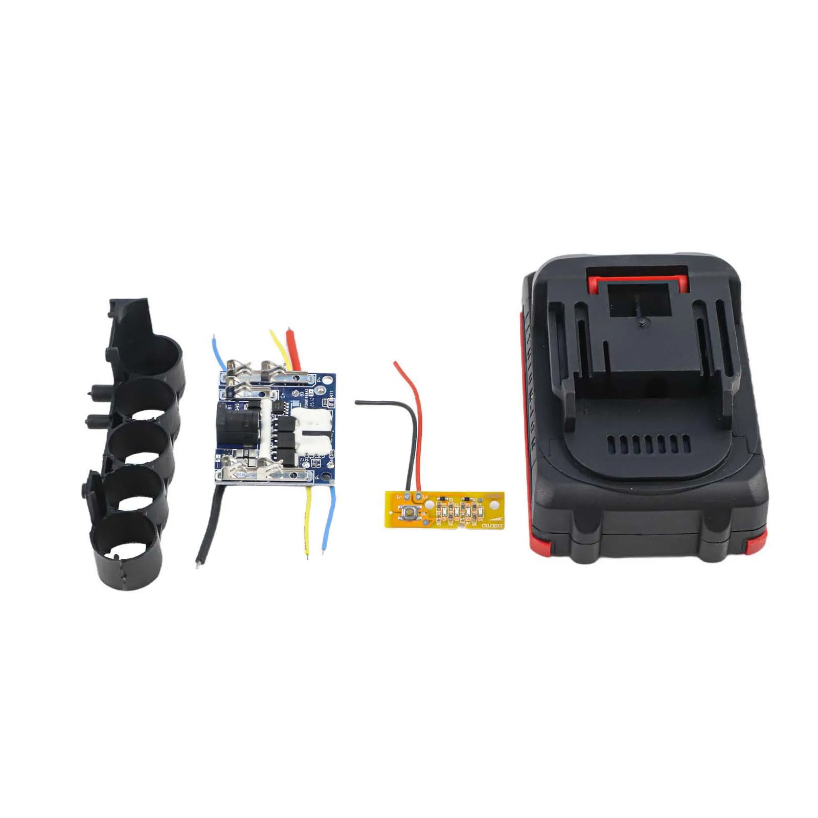 Practical Battery Case Battery Case Metal Charging Board Plastic Battery Case Power Tools Battery Plastic Case