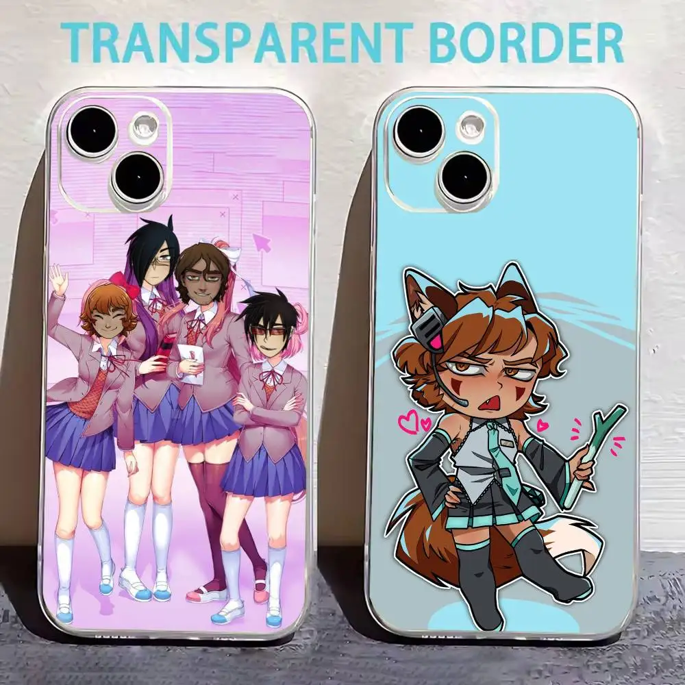 

B-Boyfriend to Death BTD game Phone Case For iPhone17,16,15,14,13,12,11 Plus,Pro Max Soft Transparent Cover